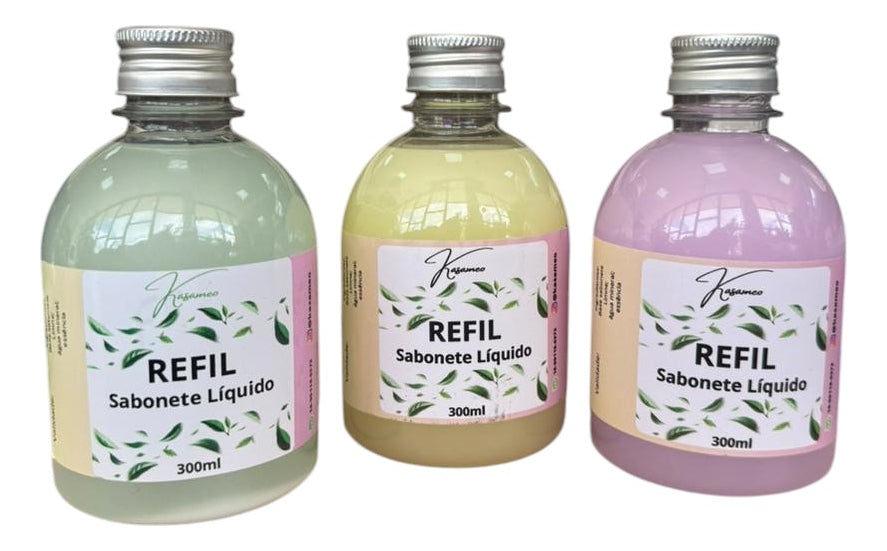 Refil Sabonete Líquido Para Banheiro Com Fragrância Casa 300ml - M Bamboo