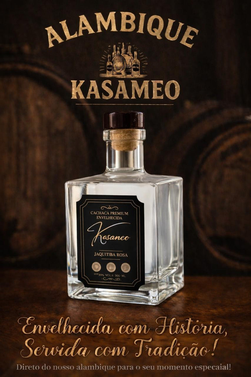 Cachaça Kasameo Envelhecida No Barril De Jequitibá Rosa