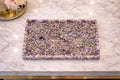 Bandeja De Pedra Para Lavabo Decorativa Quadrada Premium Cor Ametista