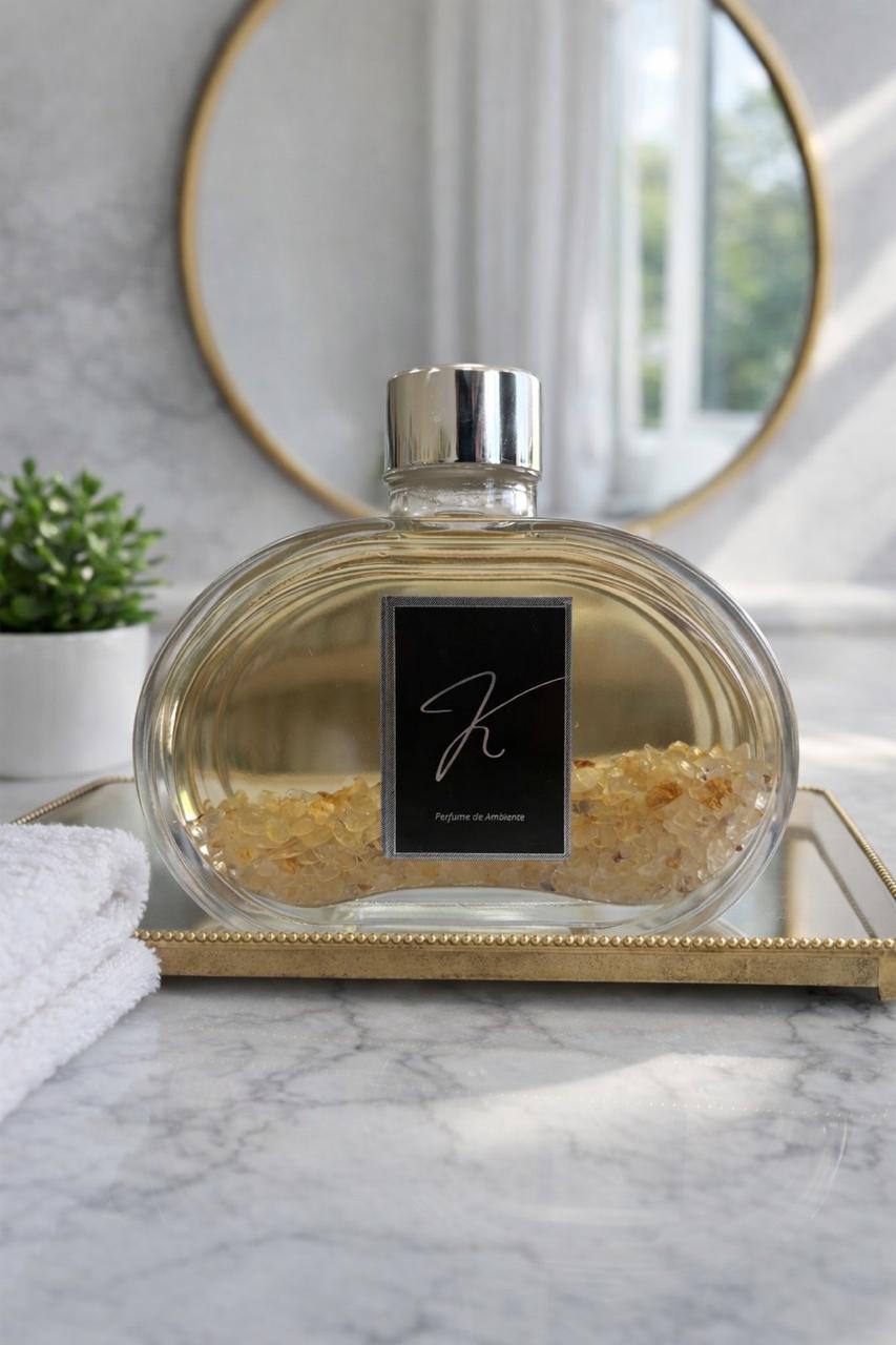 Kit Vidro Lavabo Luxo Presente Decorativo Prata - DL Vanilla (Daslu)