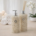 Kit Vidro Aromatizador Saboneteira Luxo Cor Cristal