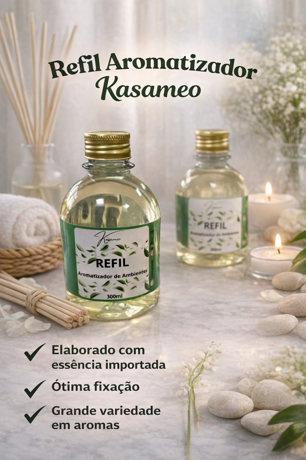 Refil Aromatizador De Ambiente Perfume Casa Banheiro Cheiro - LL Alecrim