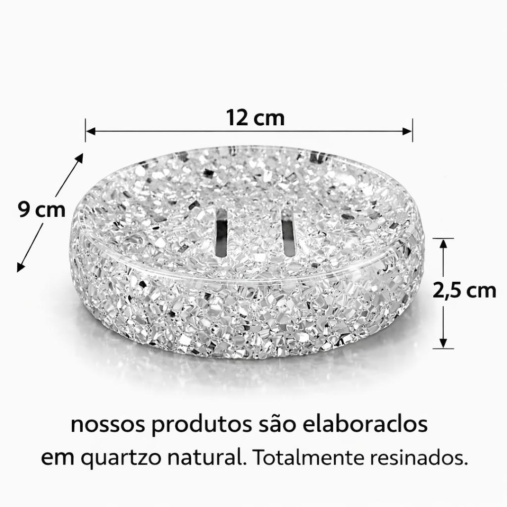 Porta Sabonete Saboneteira Luxo Lavabo Cor Verde