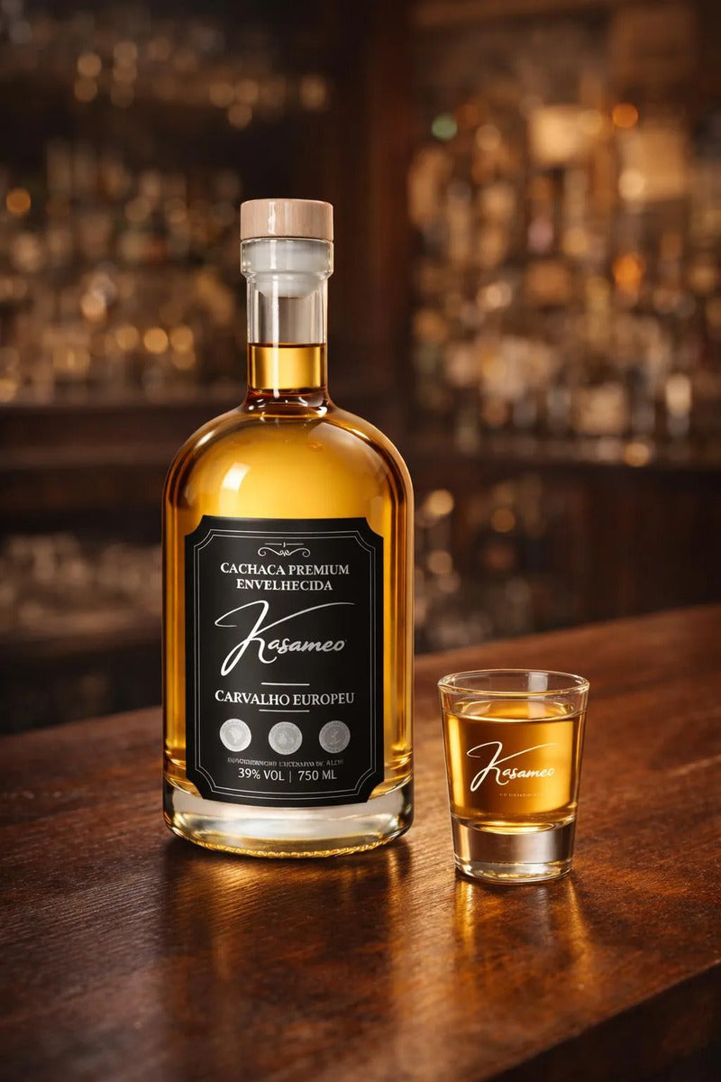 Cachaça Kasameo Envelhecida No Barril De Carvalho Europeu