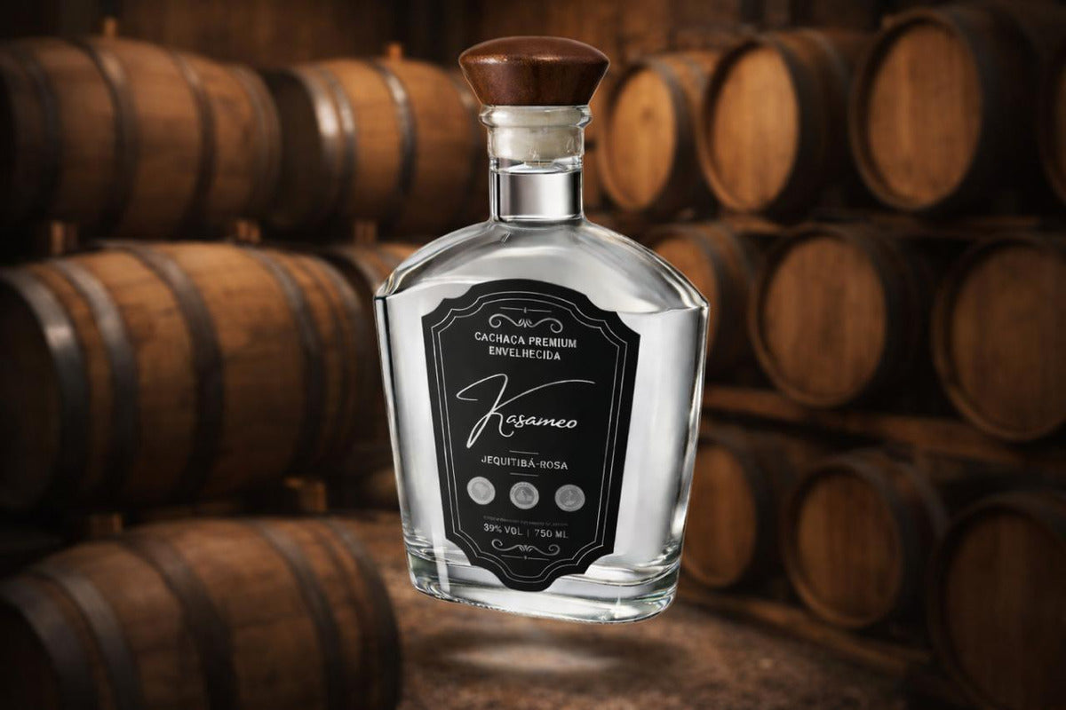 Cachaça Kasameo Envelhecida No Barril De Jequitibá Rosa