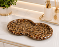 Bandeja Decorativa de Pedra Infinito para Lavabo Kasameo Jaspe Zebra