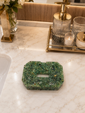 Porta Sabonete Saboneteira Elegance Luxuosa Kasameo Verde