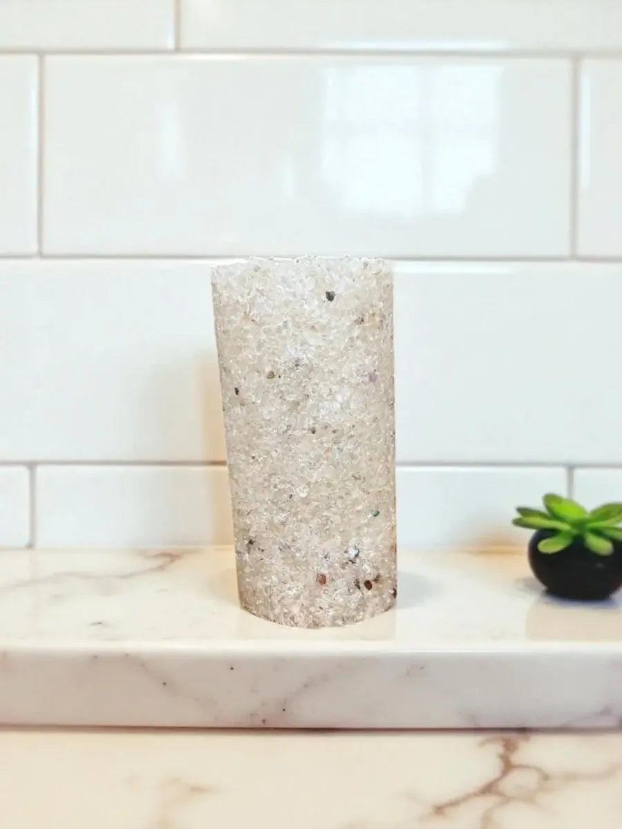Porta Escovas De Dente De Pedra Banheiro E Lavabo Cor Cristal