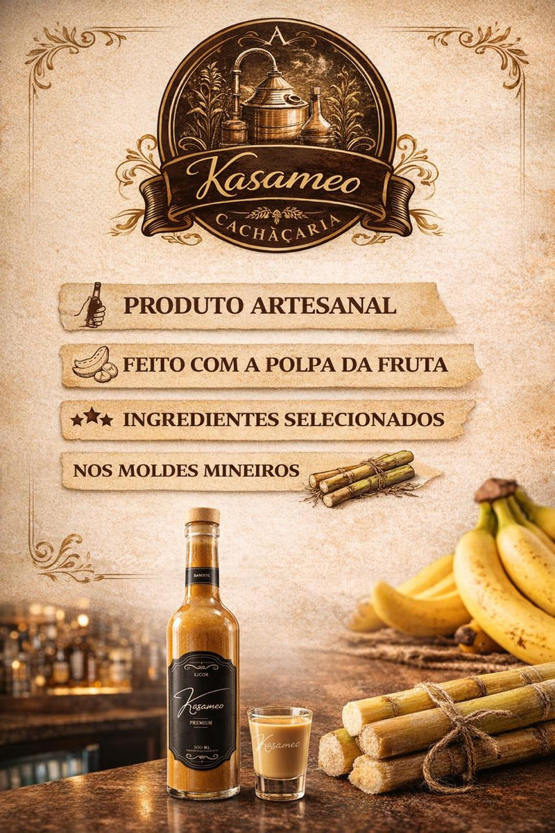 Licor Cremoso Artesanal Banoffee Kasameo