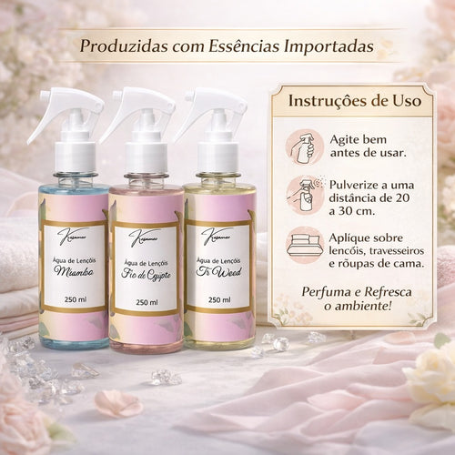 Água Perfumada Para Tecidos Ambiente Lençóis - Dl Vanilla