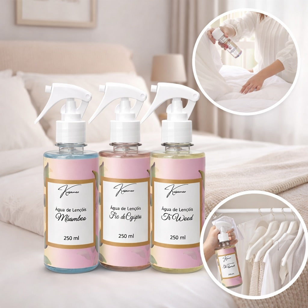 Água Perfumada Para Tecidos Ambiente Lençóis - Flor de cerejeira