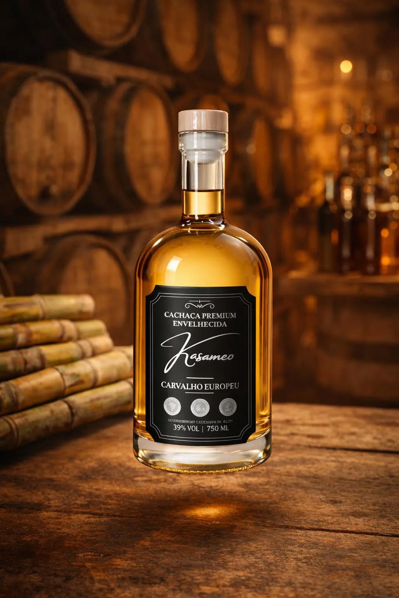 Cachaça Kasameo Envelhecida No Barril De Carvalho Europeu