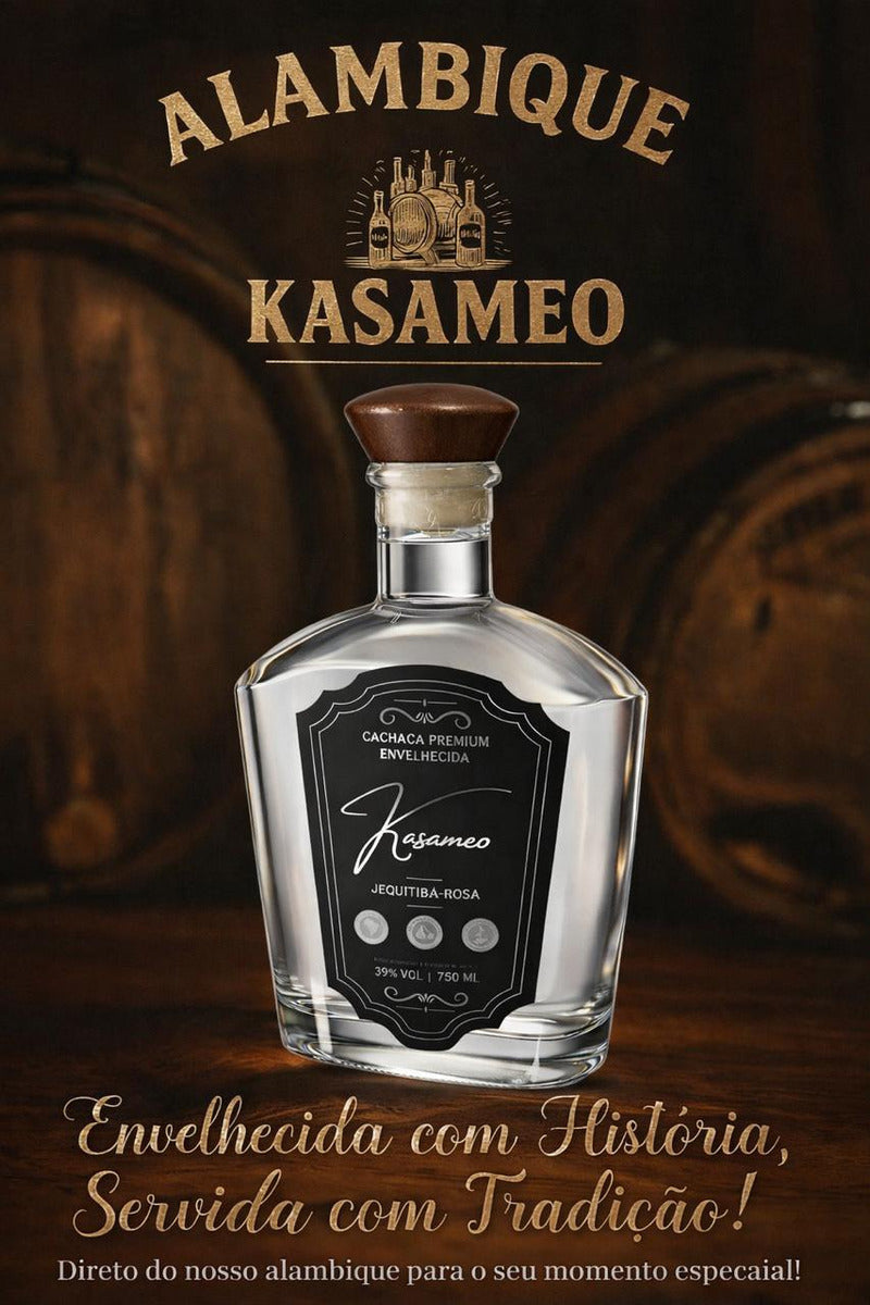 Cachaça Kasameo Envelhecida No Barril De Jequitibá Rosa
