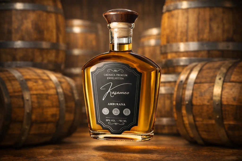 Cachaça Kasameo Envelhecida No Barril De Amburana