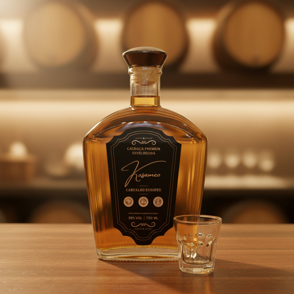 Cachaça Kasameo Envelhecida No Barril De Carvalho Europeu